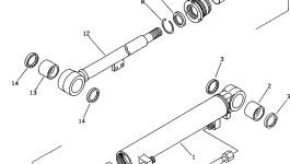 Цилиндр 363-63-22740 Komatsu