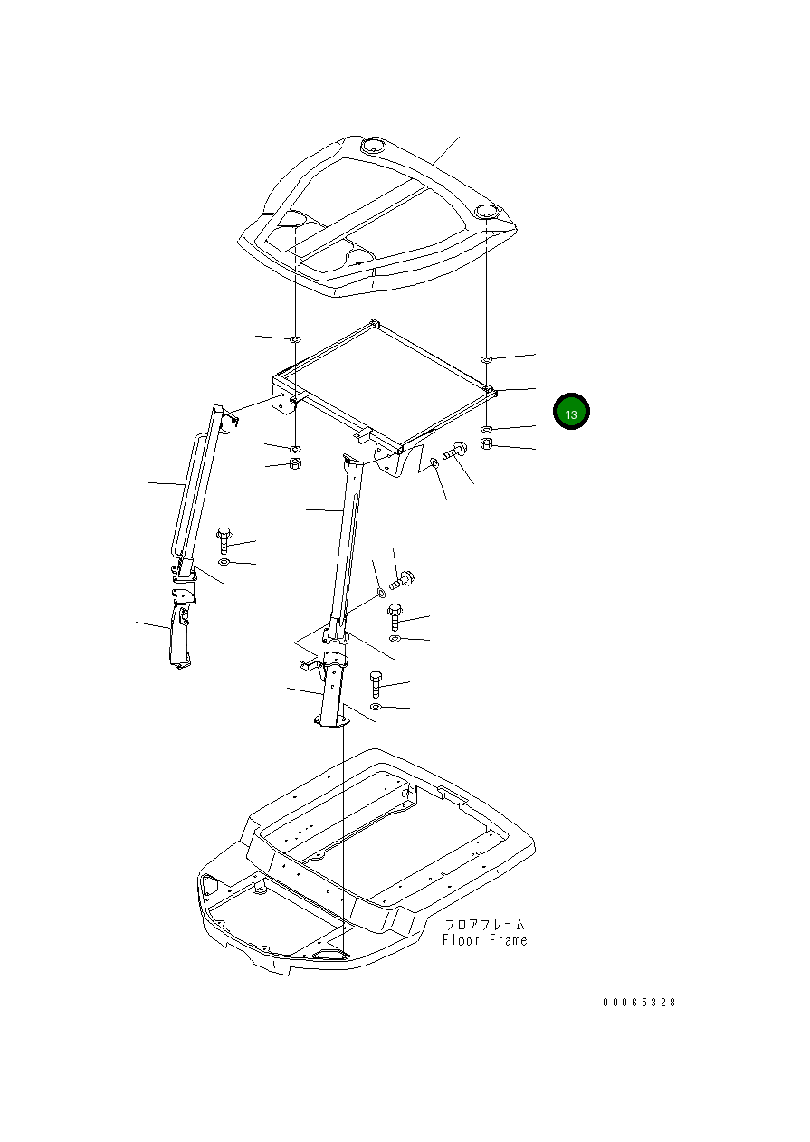 Труба 363-54-38331 Komatsu