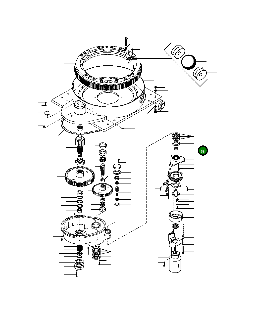 Уплотнение 66 074 Komatsu