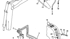 Трубка 20T-62-54260 Komatsu