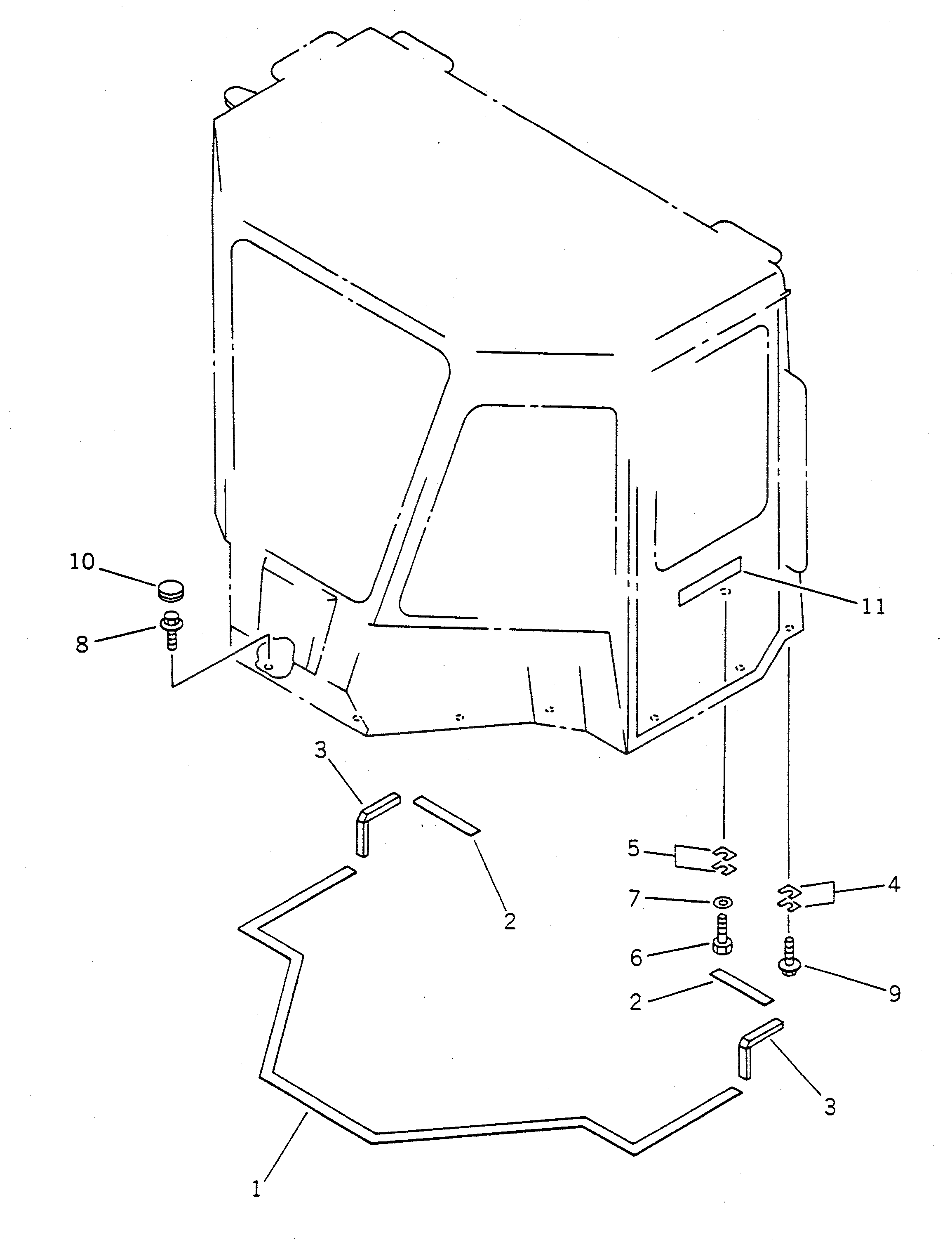 Уплотнение 416-923-1110 Komatsu