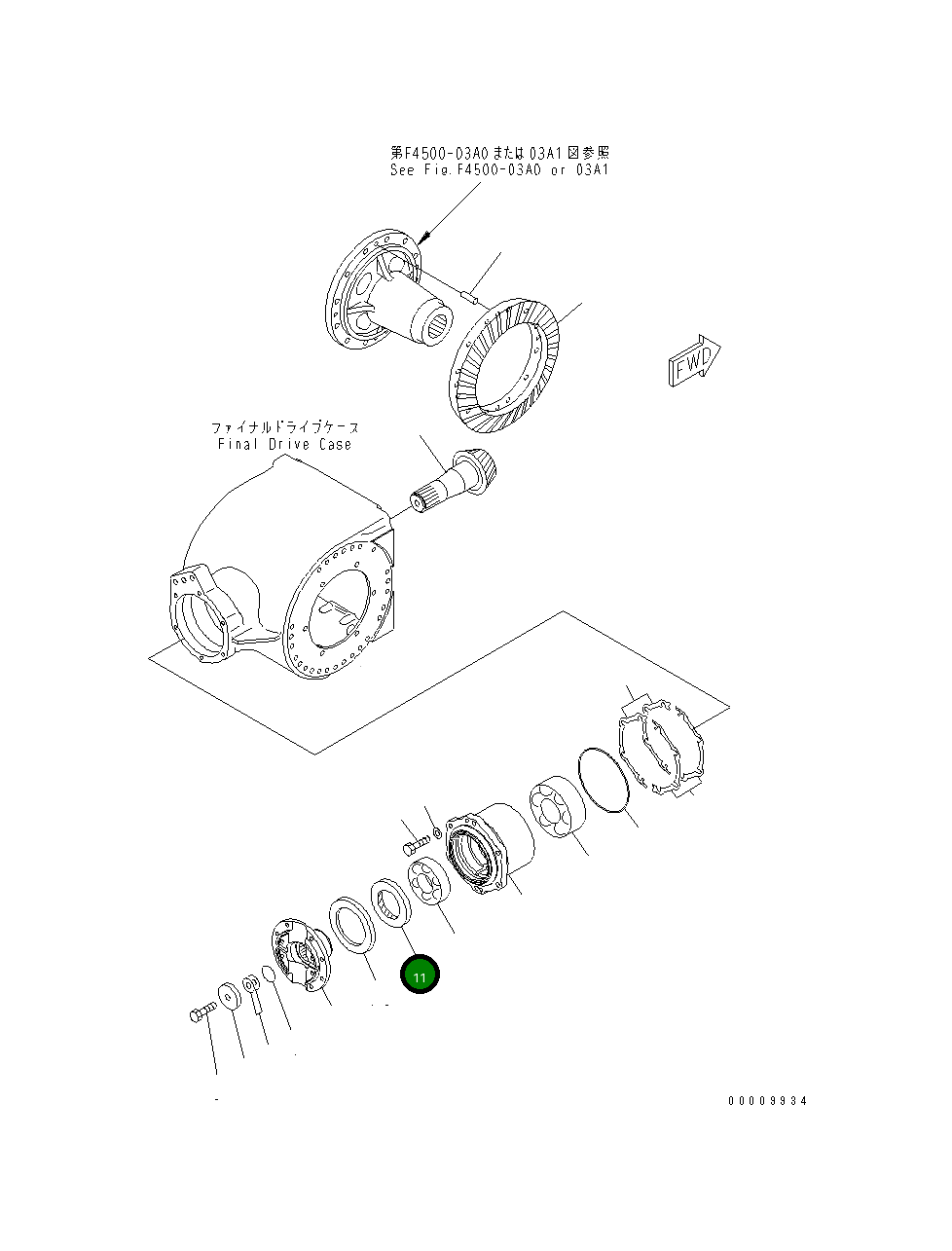 Уплотнение 423-22-21750 Komatsu