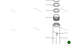 Цилиндр 721-10-10480 Komatsu