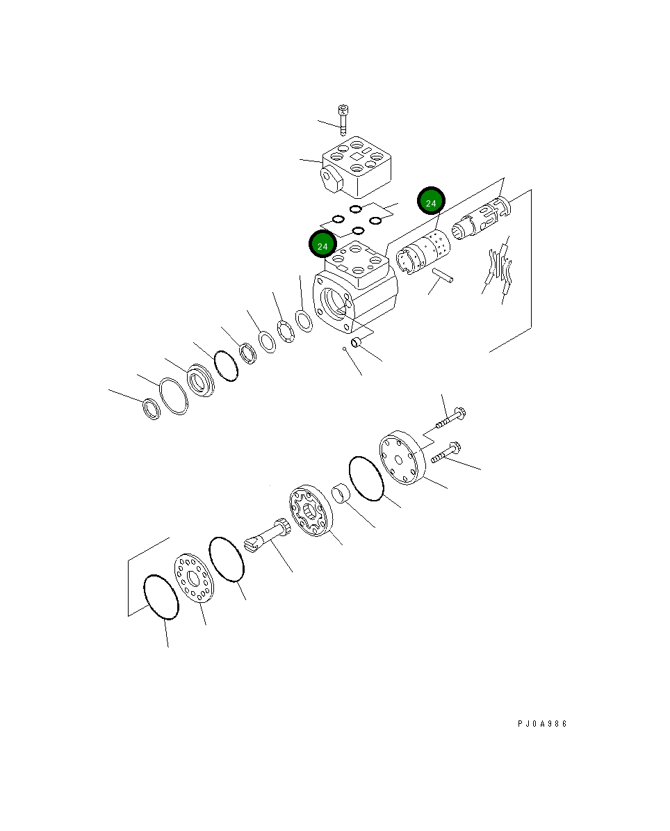 Уплотнение 416-64-15310 Komatsu