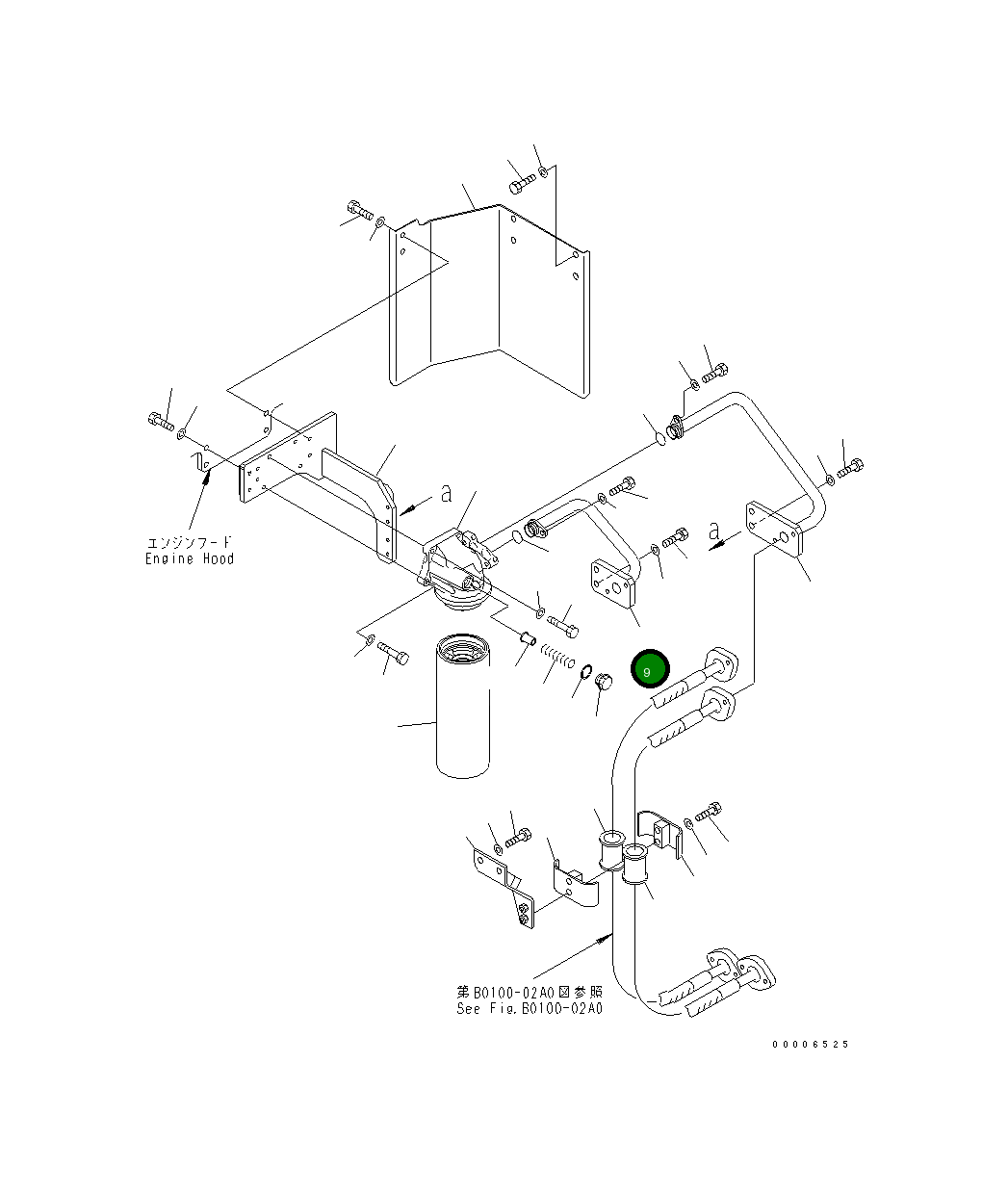 Трубка 209-01-77171 Komatsu