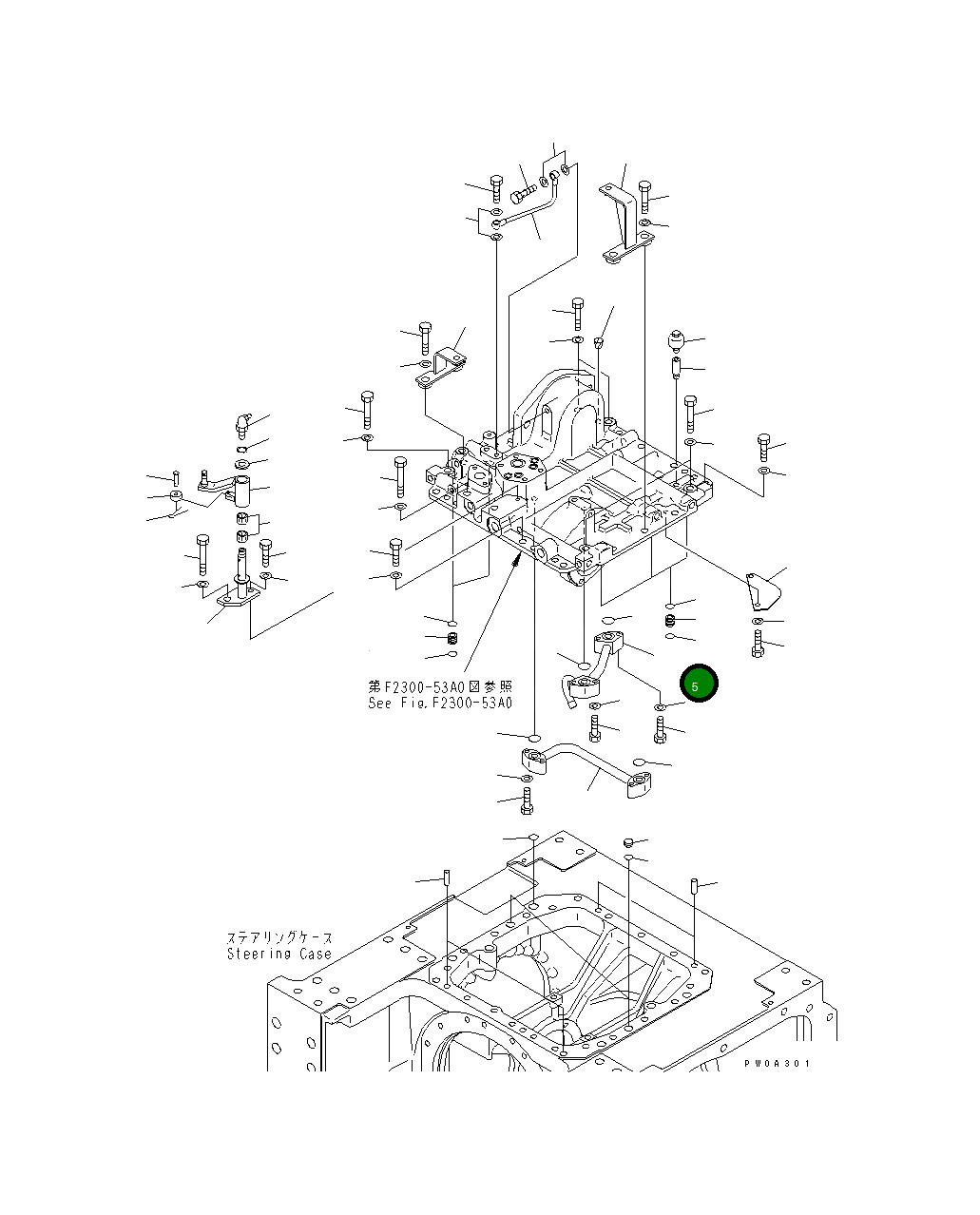 Трубка 134-22-66332 Komatsu