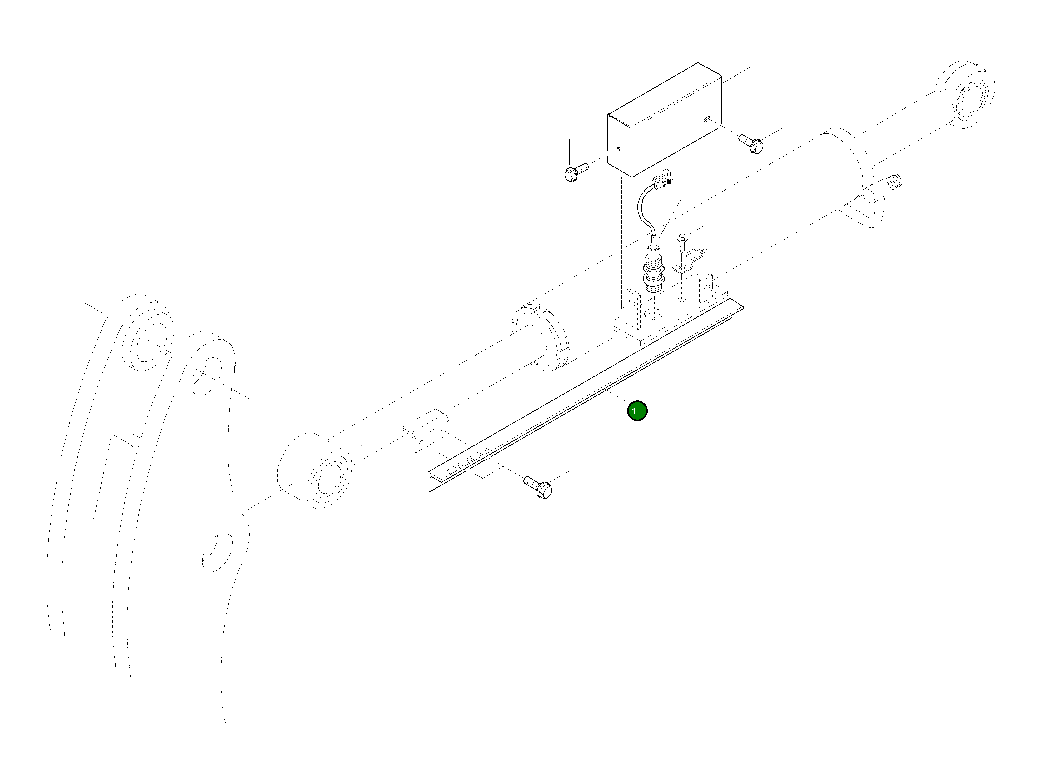 Угол 42R-44-11A10 Komatsu