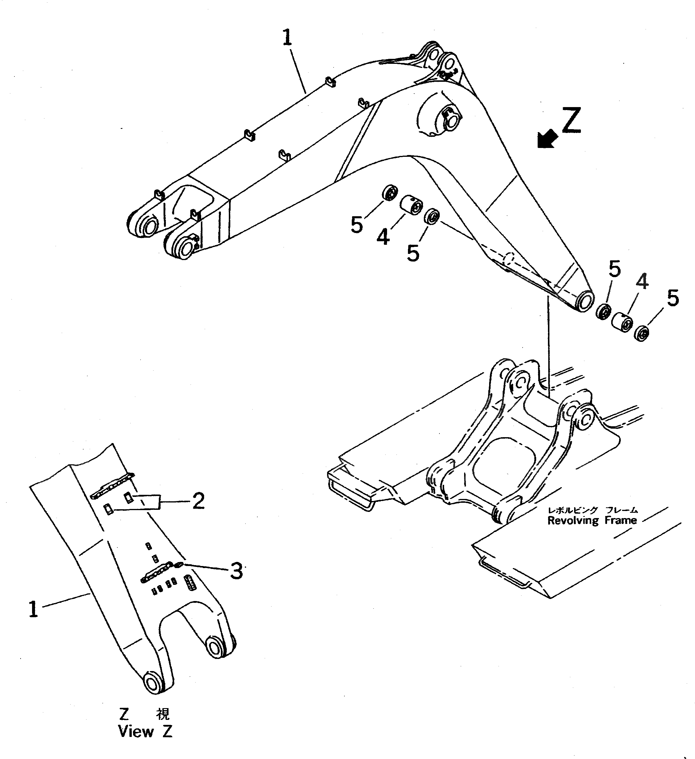 Стрела 209-942-6160 Komatsu