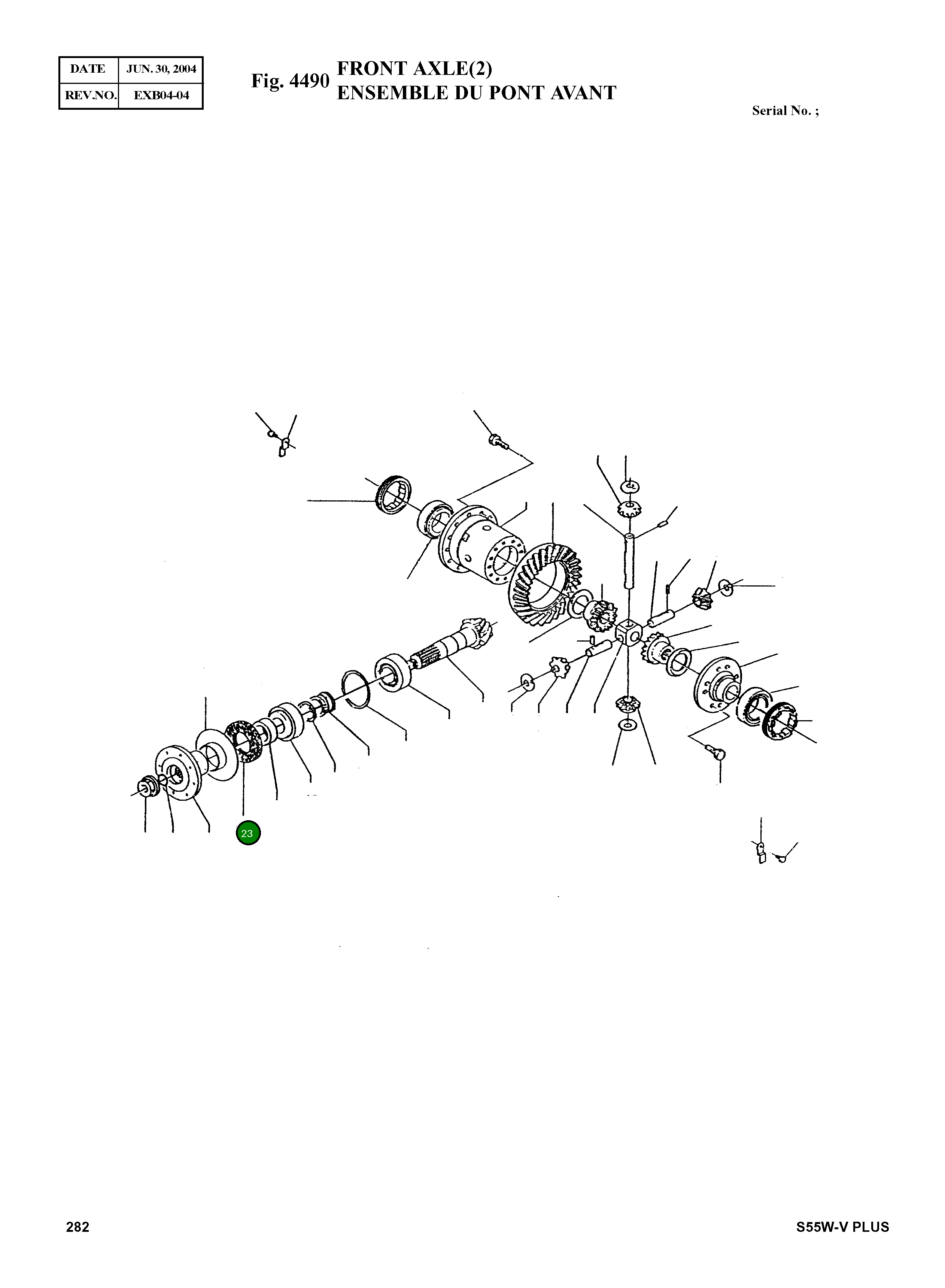 Уплотнение 001.03.0730 Komatsu