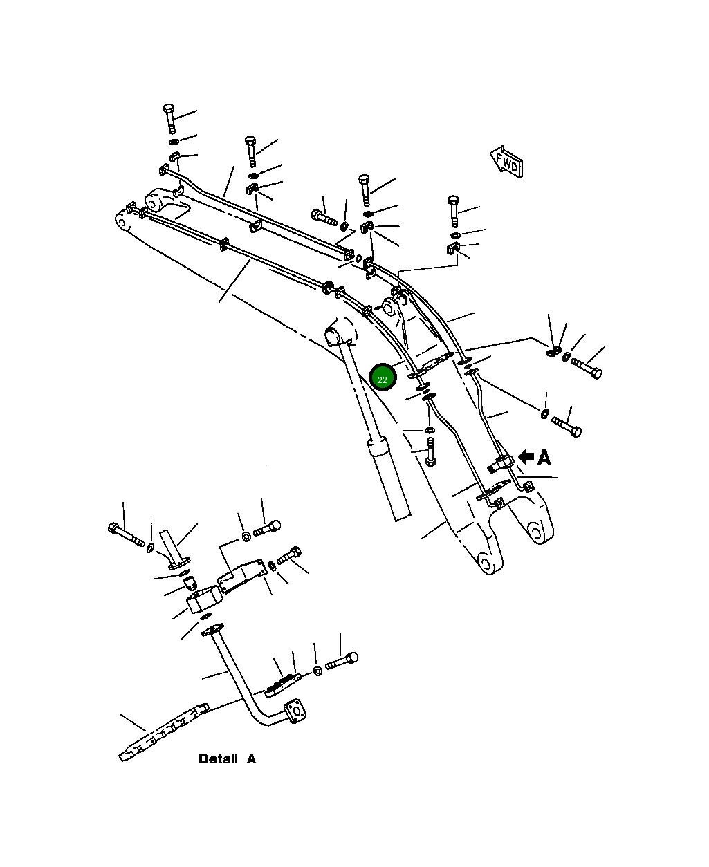 Трубка 209-942-5820 Komatsu