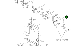 Трубка 208-62-65340 Komatsu