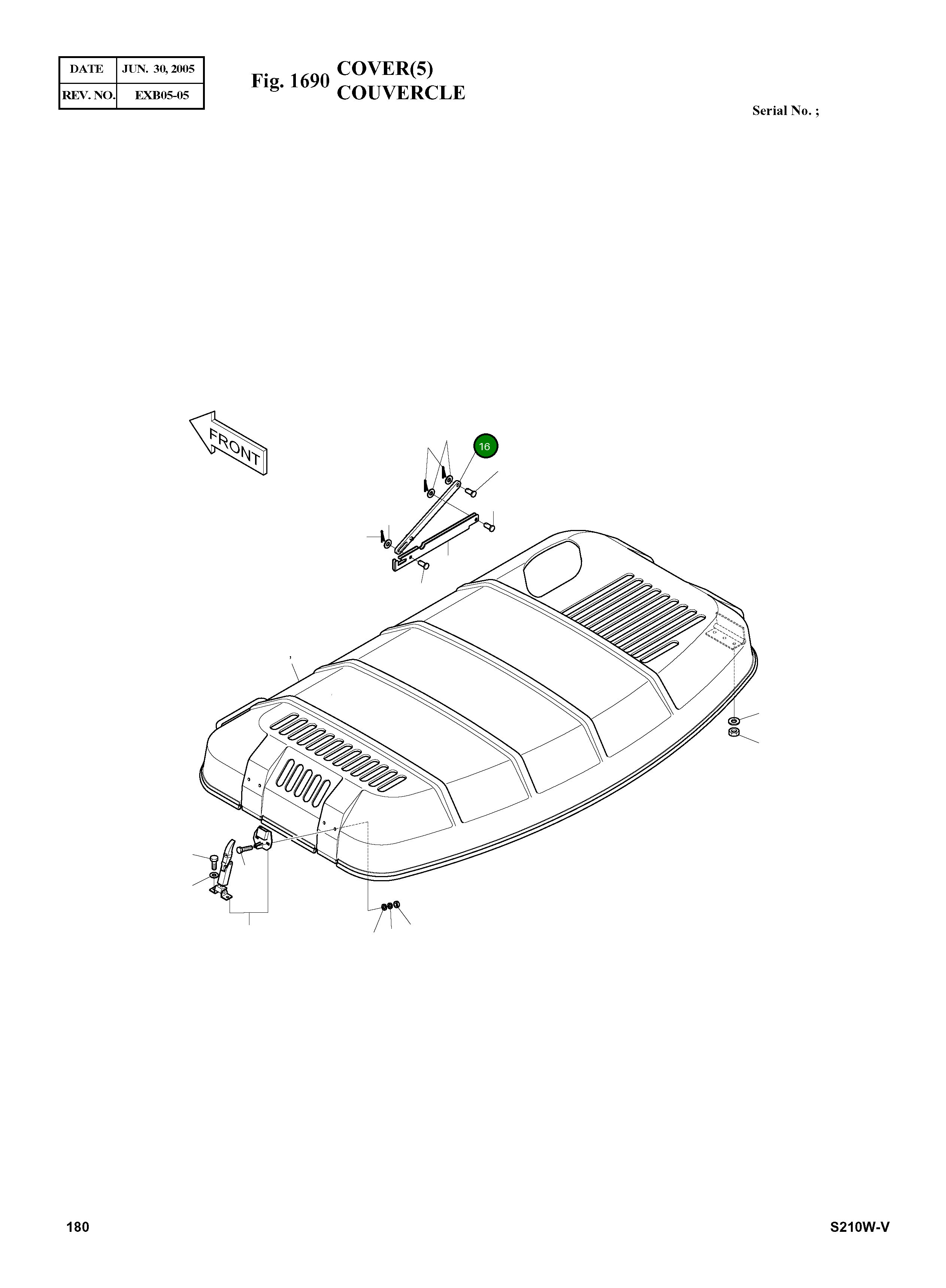 Тяга 155-00048 Komatsu