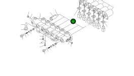 Трубка NY12425-10100 Komatsu