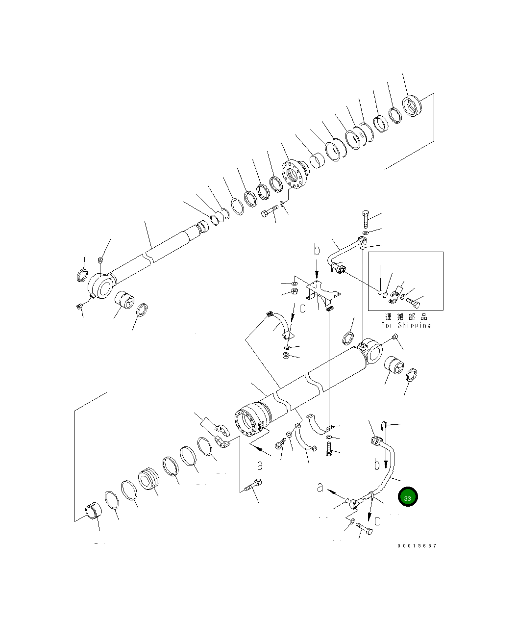 Трубка 209-63-K1230 Komatsu