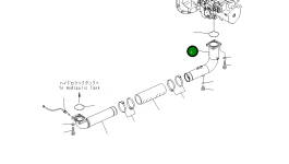 Трубка 208-62-75160 Komatsu