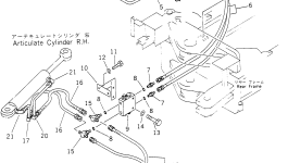 Трубка 23A-60-14560 Komatsu