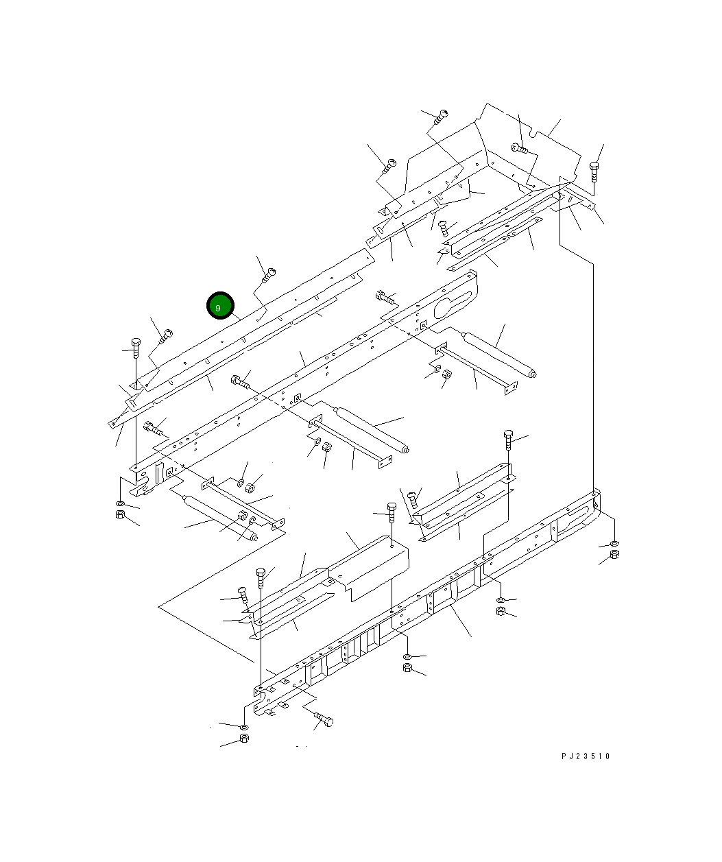Стойка KWKKS-75-11342 Komatsu