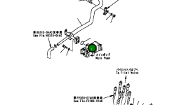 Трубка 124-62-61161 Komatsu