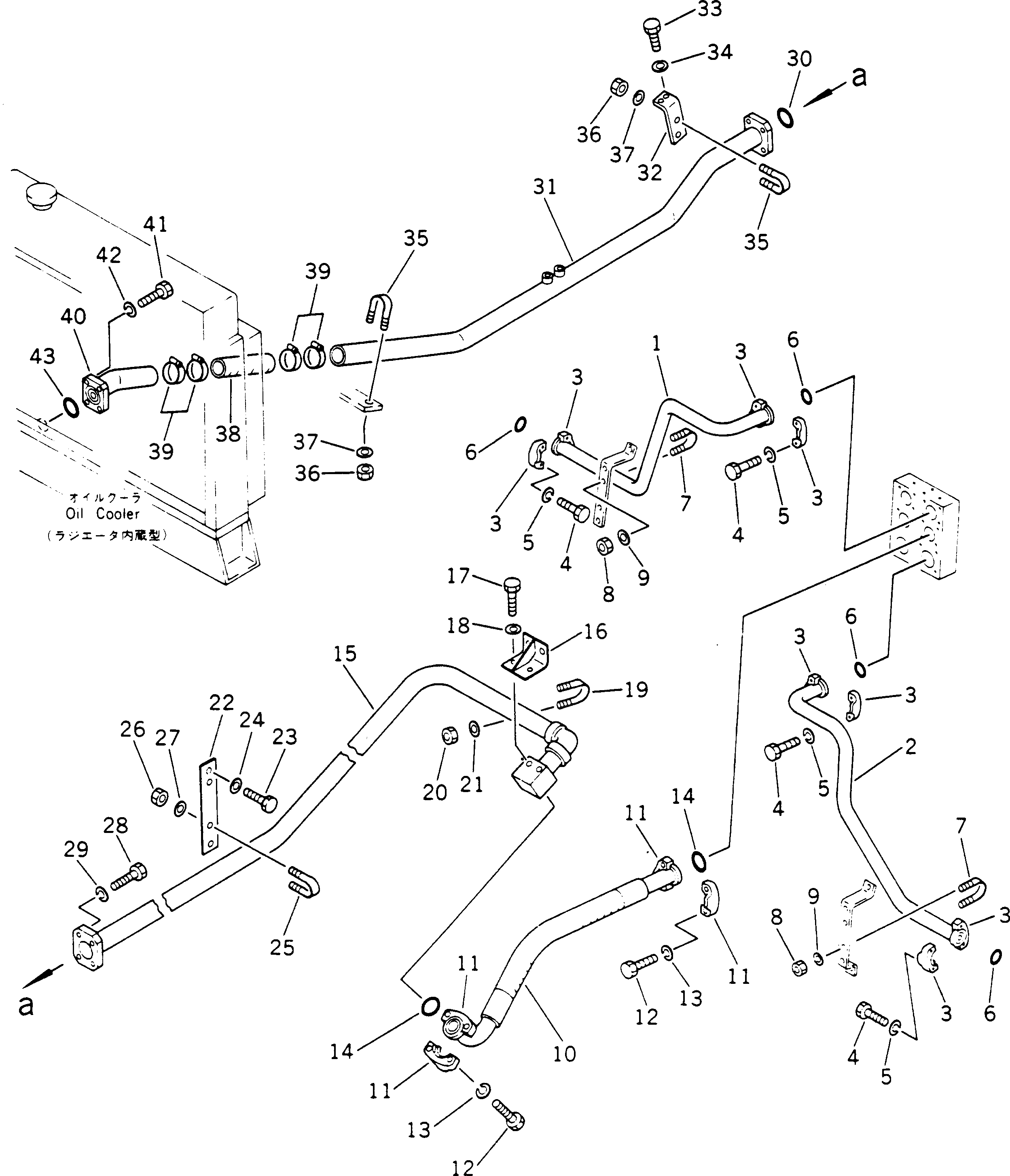 Трубка 566-61-45211 Komatsu