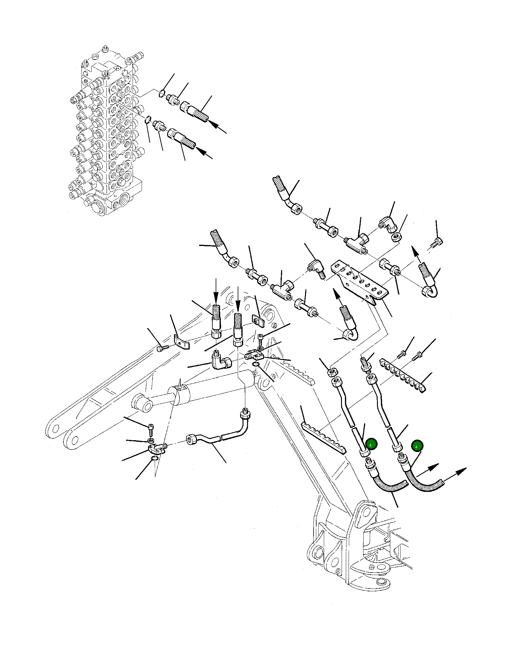 Труба 21D-62-13360 Komatsu