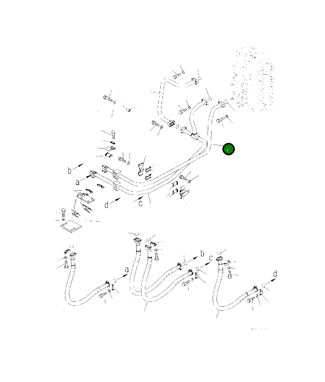 Трубка 208-62-42731 Komatsu