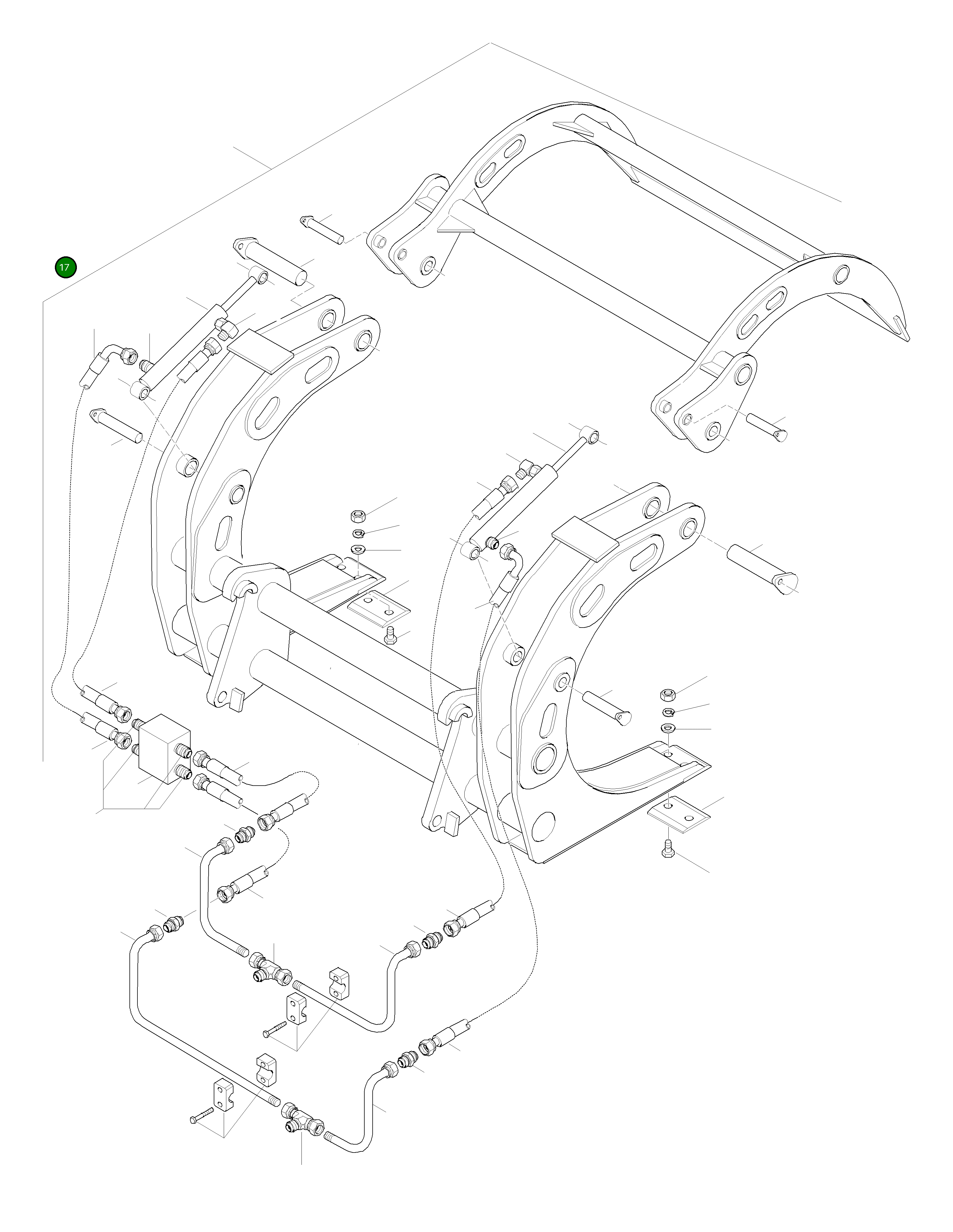 Труба 421-71-H0P09 Komatsu