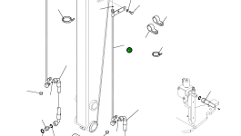 Труба 22L-09-R2U90 Komatsu