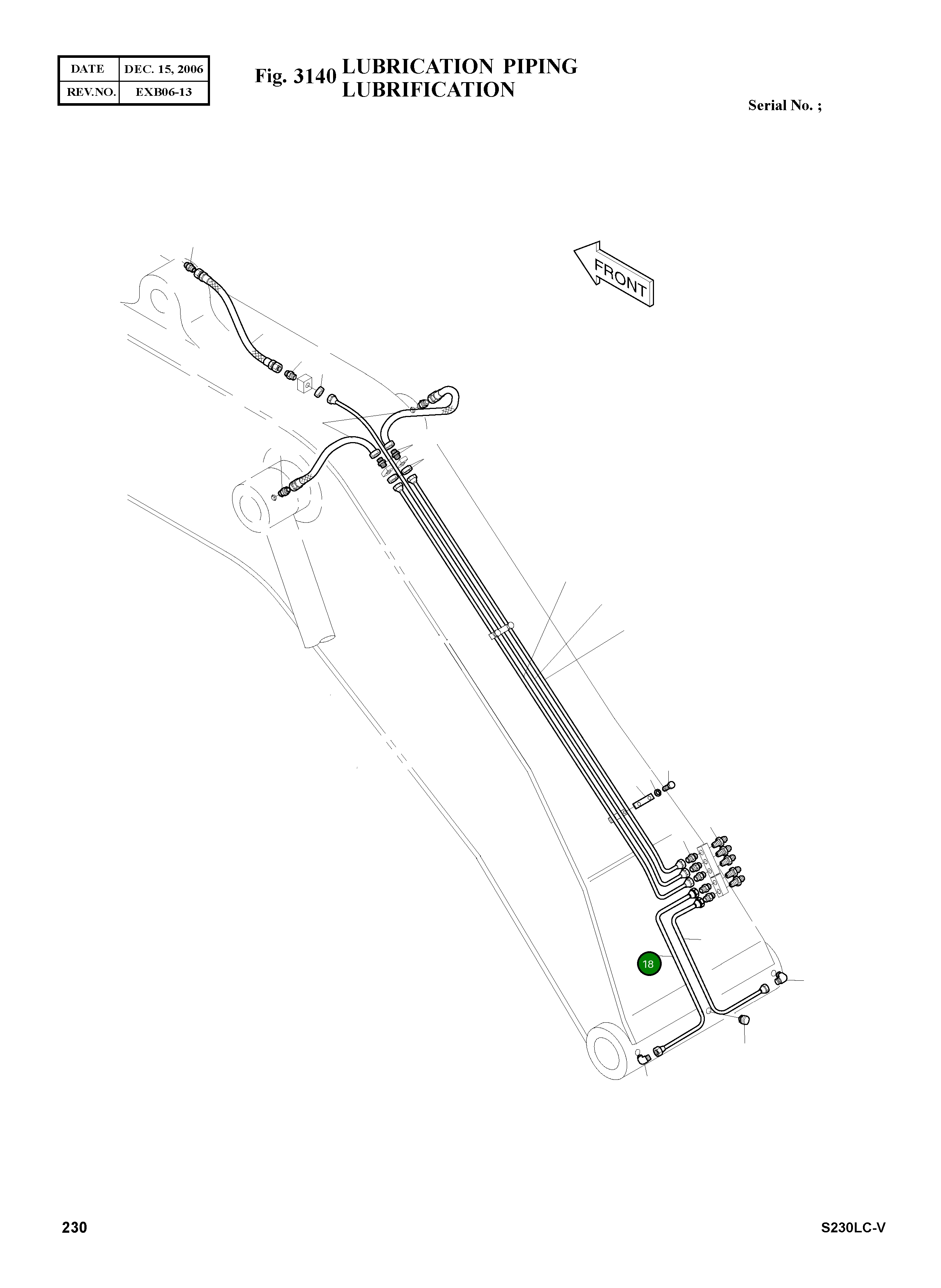 Труба 182-00063 Komatsu