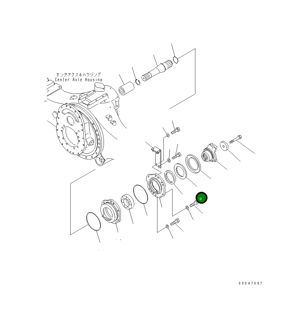 Уплотнение 56B-22-11760 Komatsu