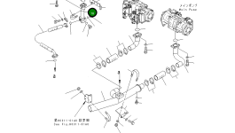 Трубка 209-62-78851 Komatsu