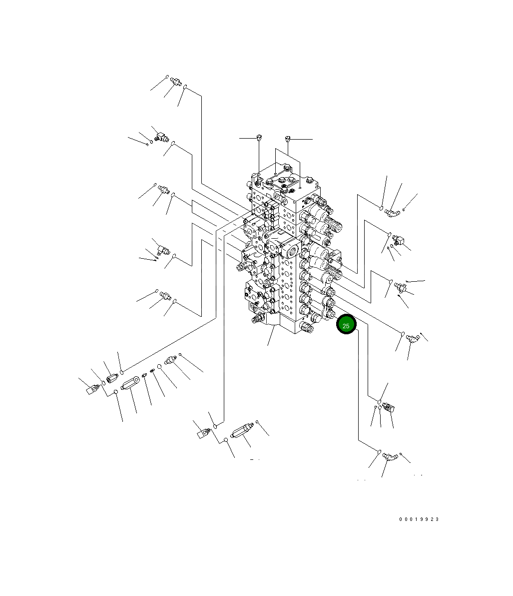 Трубка 208-70-K3810 Komatsu
