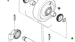 Уплотнение штока 932 549 40 Komatsu