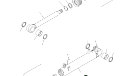 Цилиндр 721-11-12890 Komatsu
