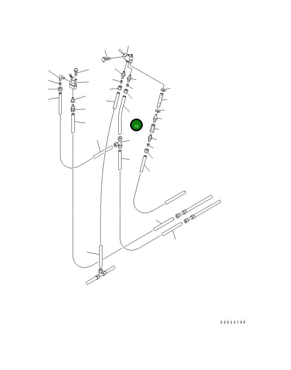 Трубка 07822-00601 Komatsu