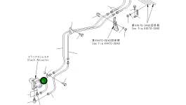 Трубка 427-35-13381 Komatsu