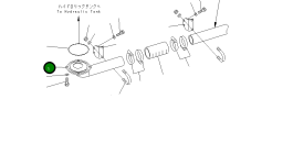 Трубка 209-62-55112 Komatsu