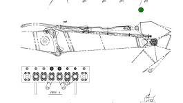 Труба 9140-1028 Komatsu