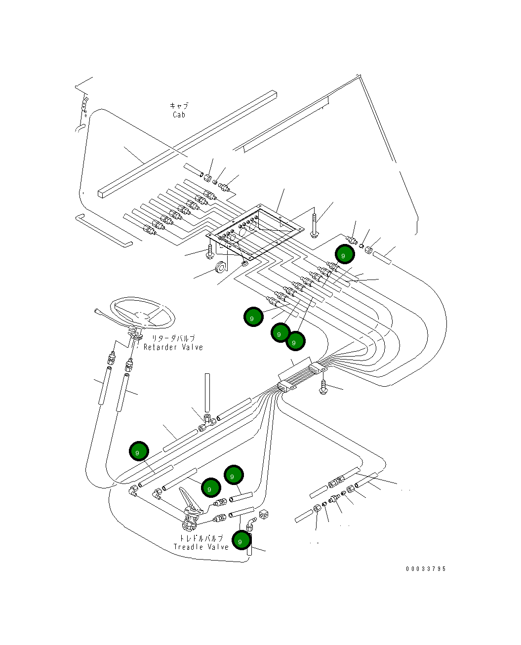 Трубка 07822-00623 Komatsu