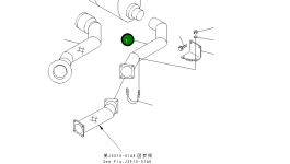 Трубка 567-92-75130 Komatsu