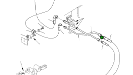 Труба 395-43-11221 Komatsu