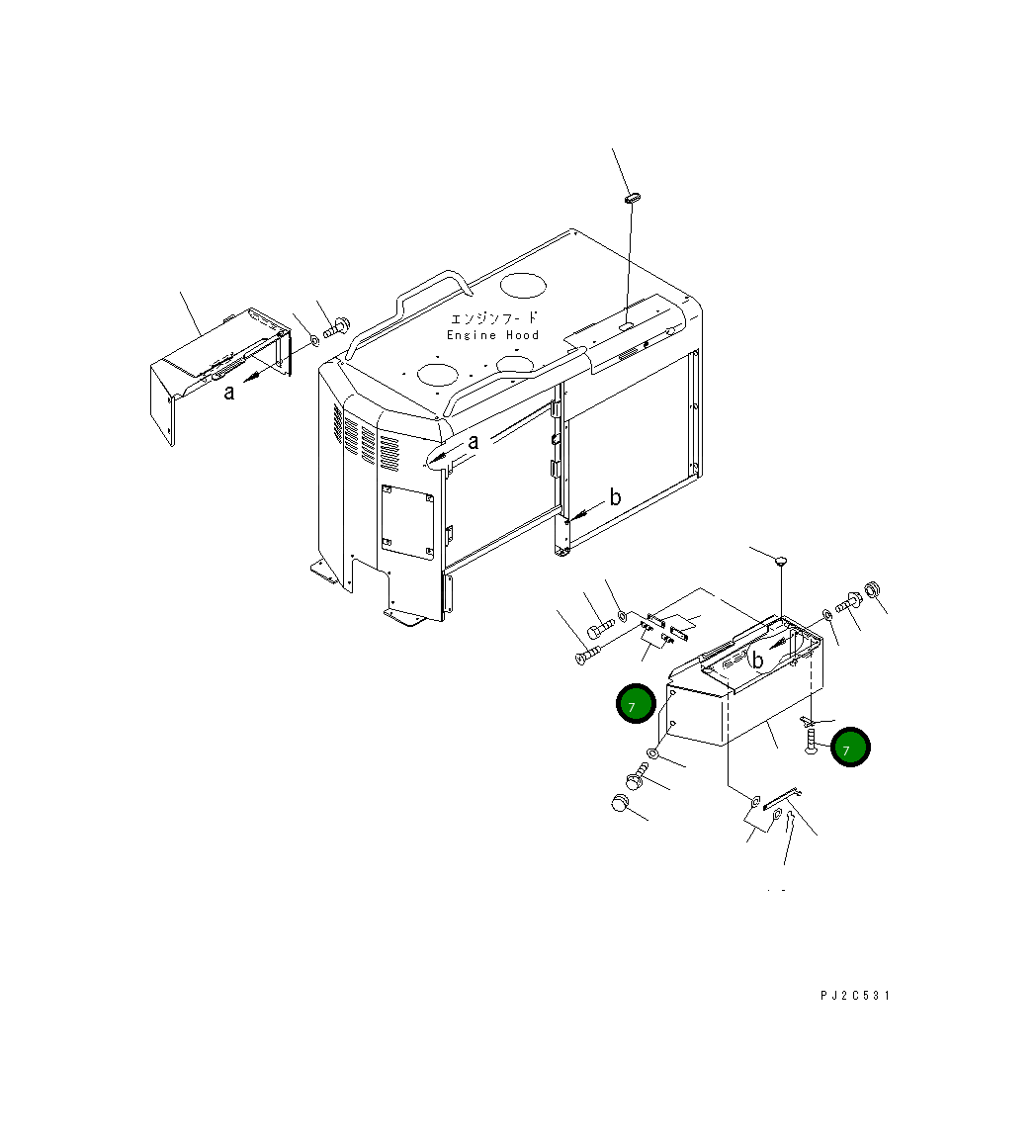 Фиксатор 23B-54-34390 Komatsu