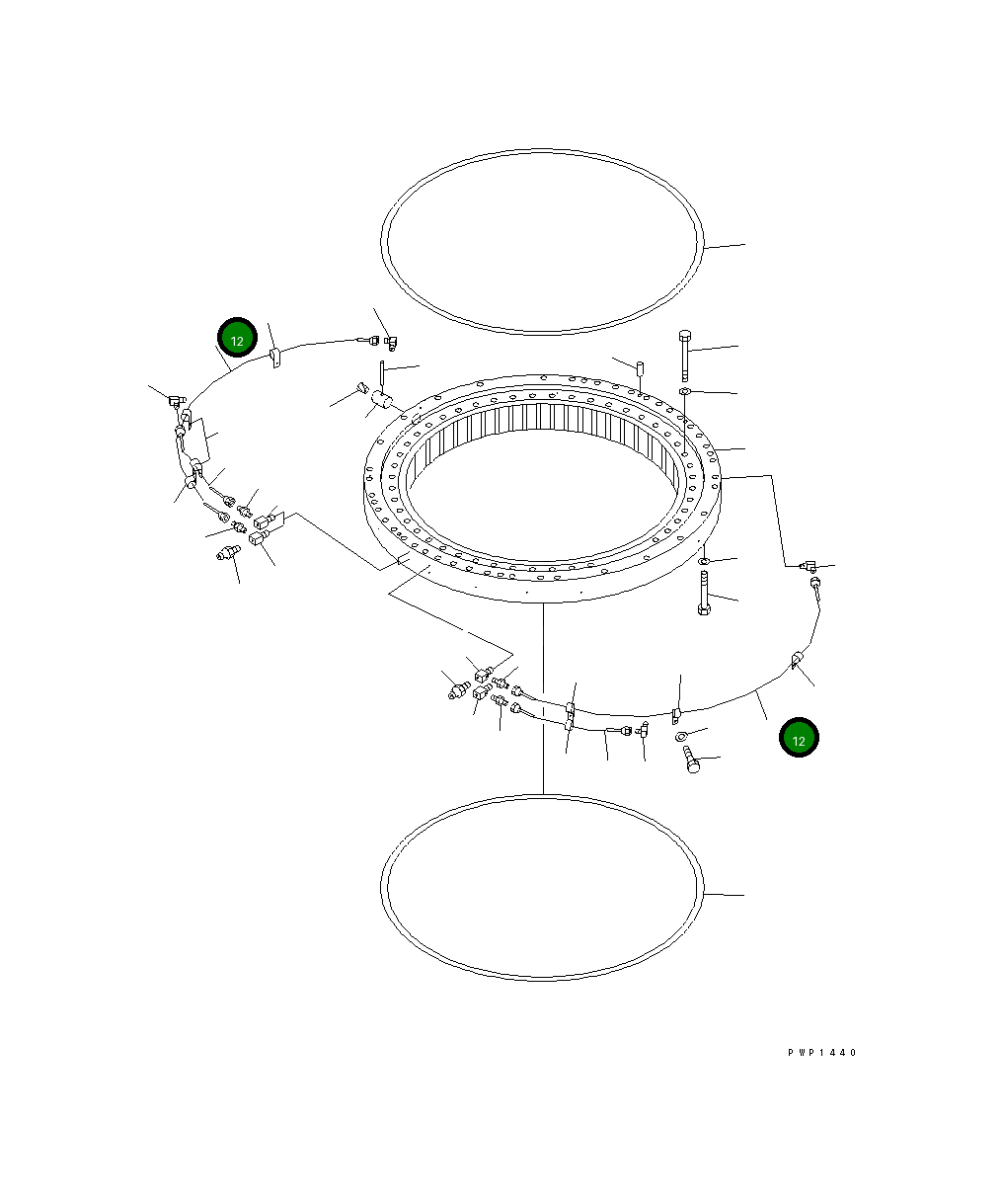 Трубка 209-25-72170 Komatsu