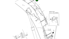 Трубка 209-70-75321 Komatsu