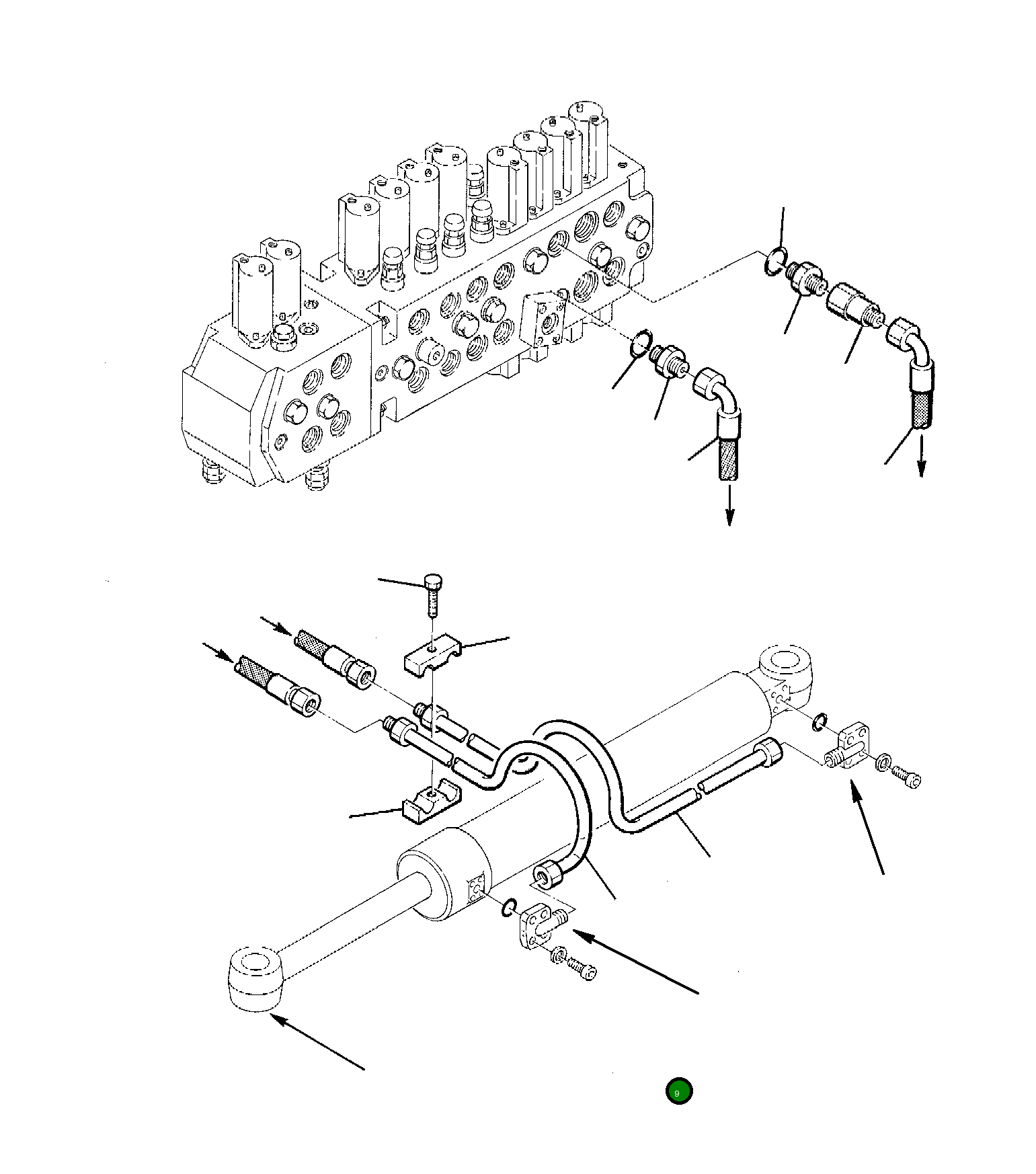 Труба 21D-62-13120 Komatsu