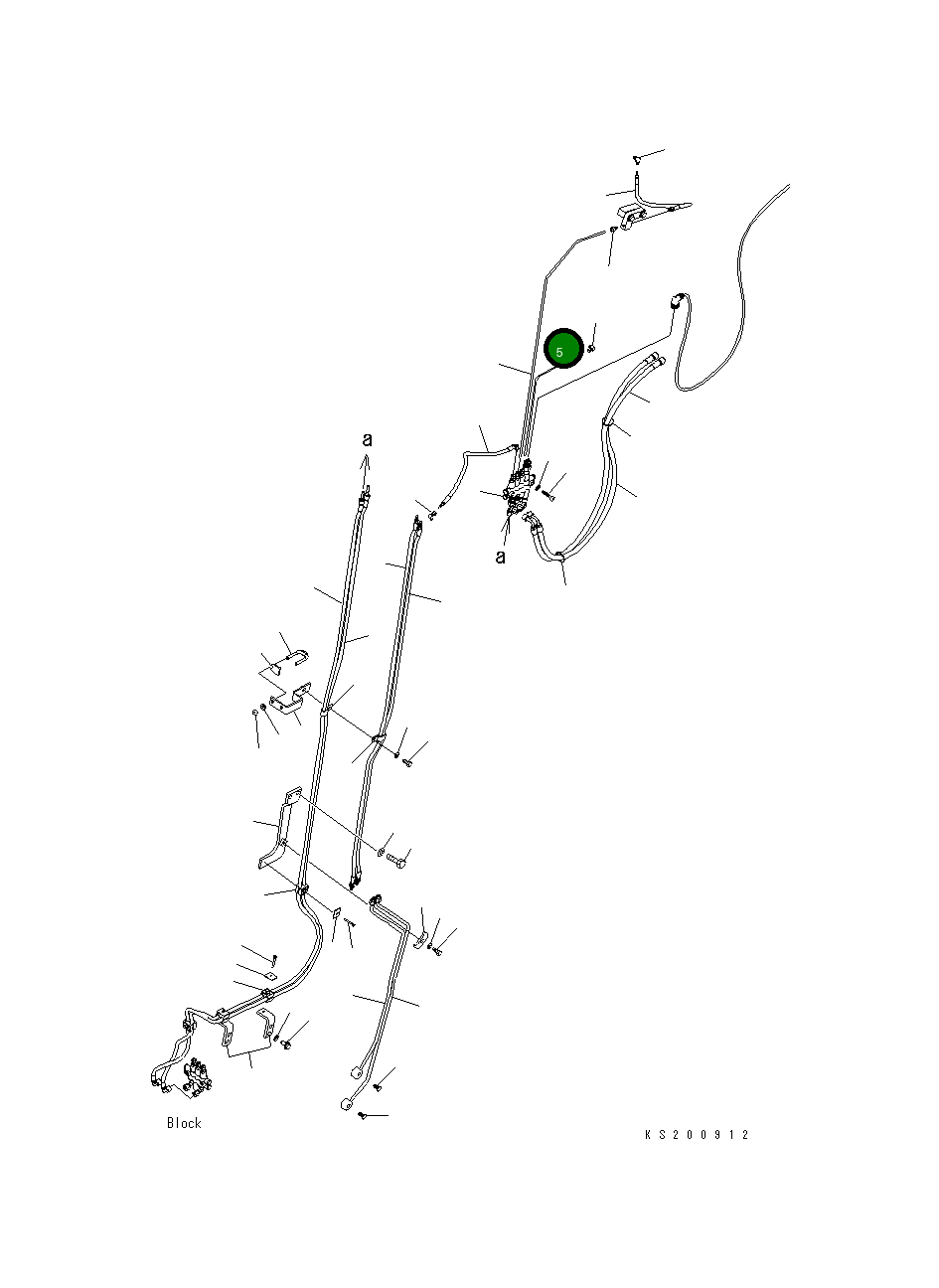 Трубка 206-70-K2470 Komatsu