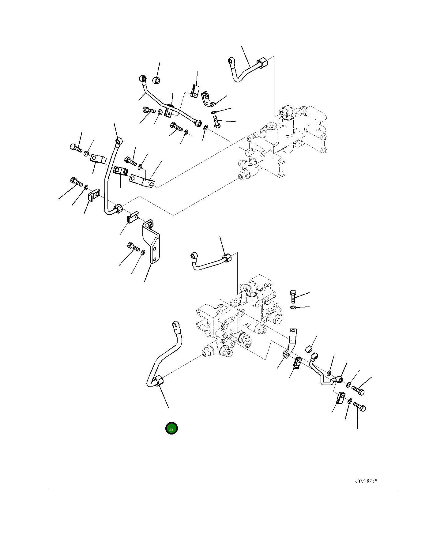 Трубка 6219-71-8170 Komatsu