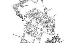 Труба YM123901-59810 Komatsu