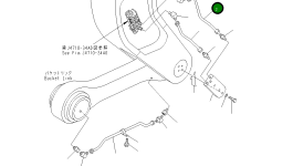 Трубка 425-S95-3771 Komatsu
