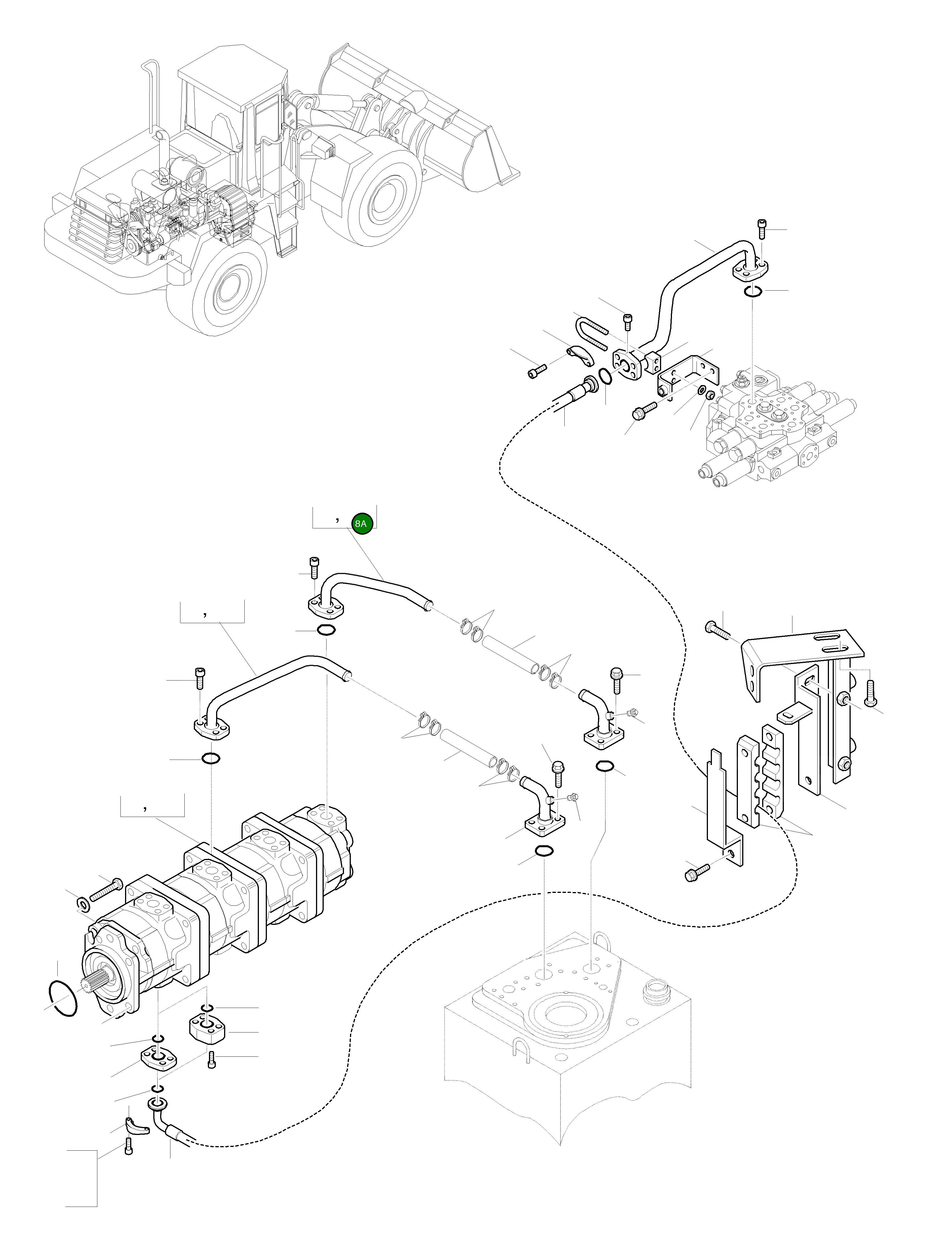 Труба 423-62-H3A60 Komatsu