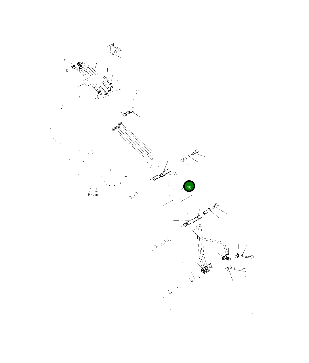 Трубка 208-62-27160 Komatsu